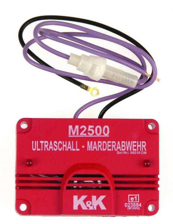 K&K Marderschutz Marderabwehr M2500 Ultraschallgerät 23 kHz 105 dB(A)