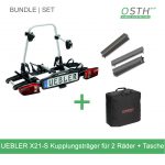 Uebler X21-S Kupplungsträger für 2 Räder + Transporttasche