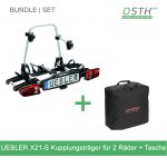 Uebler X21-S Kupplungsträger für 2 Räder + Transporttasche2